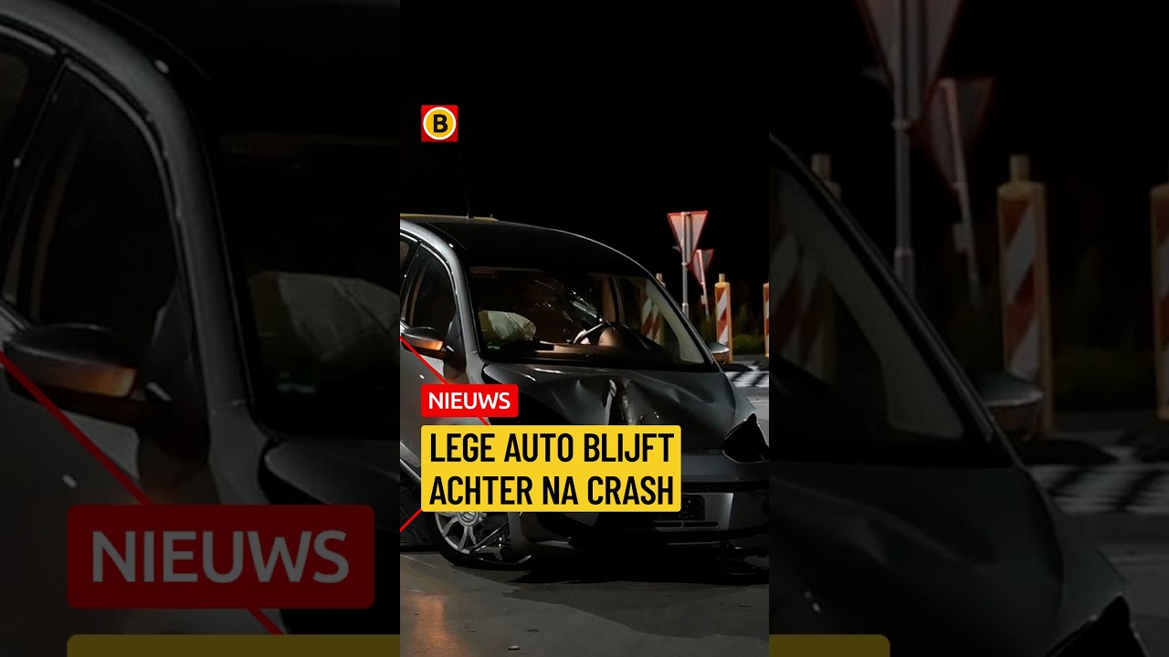 Automobilist vlucht na crash | #112nieuws