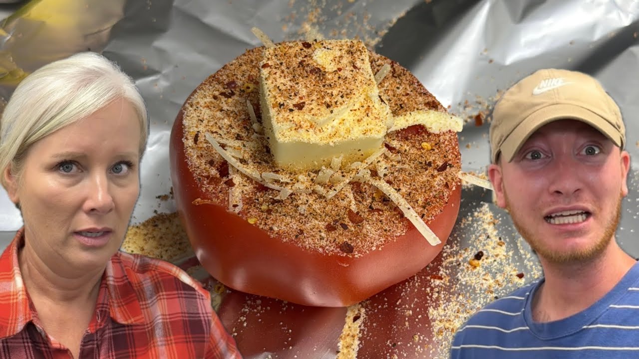 Me and Momma make the VIRAL Tomato Boil 😳 (It&rsquo;s a MUST try!)
