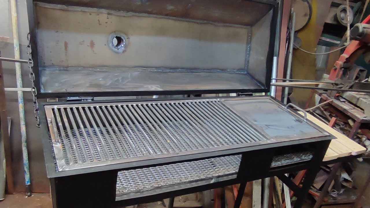 Cómo hacer un asador para carne #herrería #cocina #love #parrilla #parati #comida #hechoenmexico