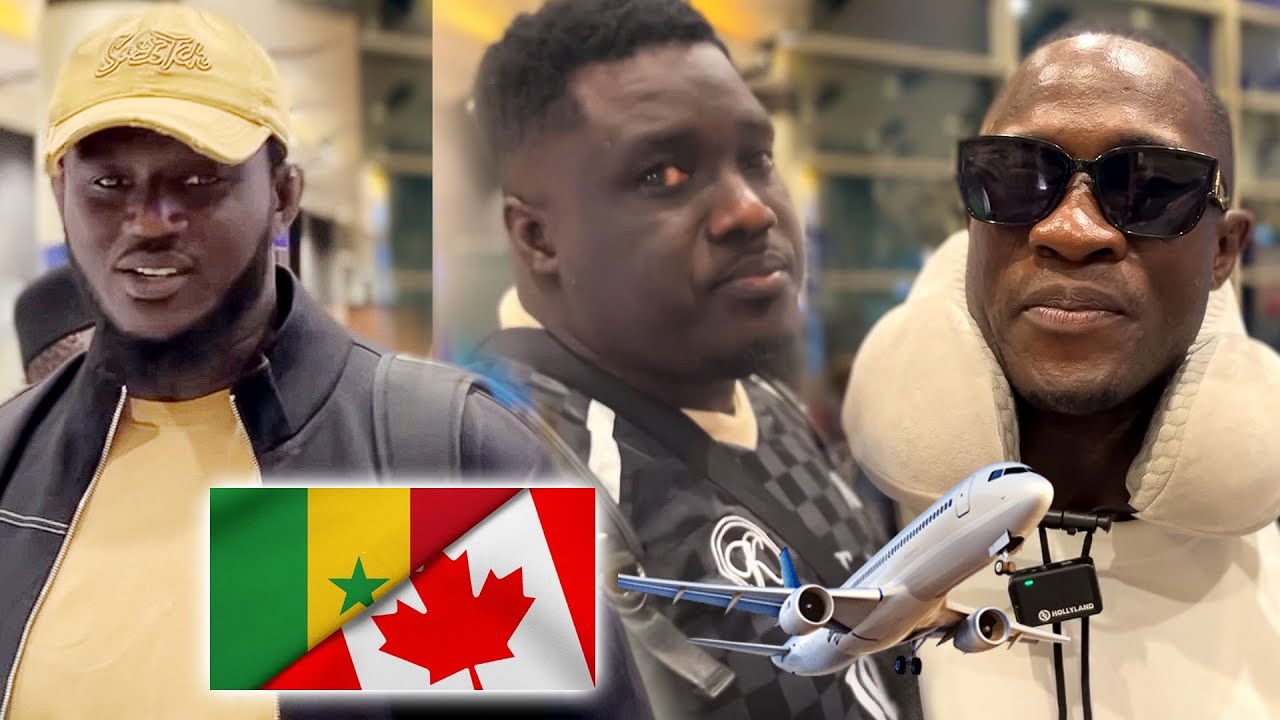 Arrivées à Montréal de Balla Gaye 2, Sa Thiès, Ada Fass, Baye Ndiaye, Père Palla et Beuz