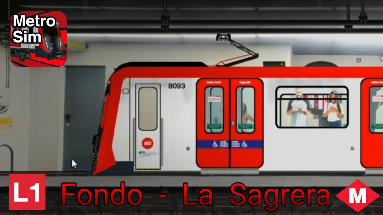 Hacemos la línea 1 de Metro de Barcelona (Fondo - La Sagrera) En MetroSim | #7