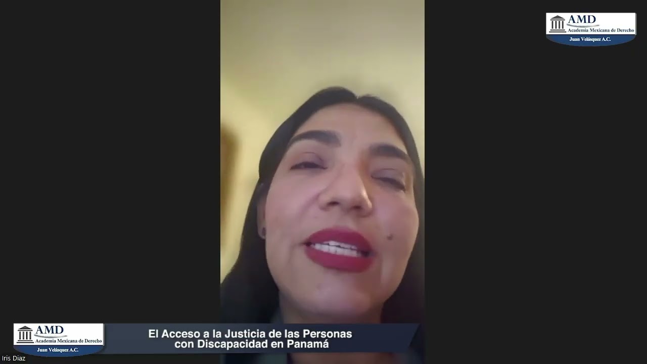 AMD. Jesús Naveja y Juan Velásquez. Iris Díaz Cedeño (Panamá). Congreso Intl. Grupos Vulnerables