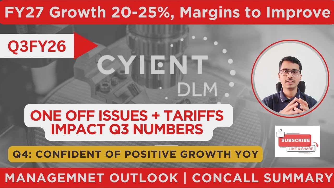 Cyient DLM Q3FY26 - Visible Growth from Q4FY26 | Concall Summary