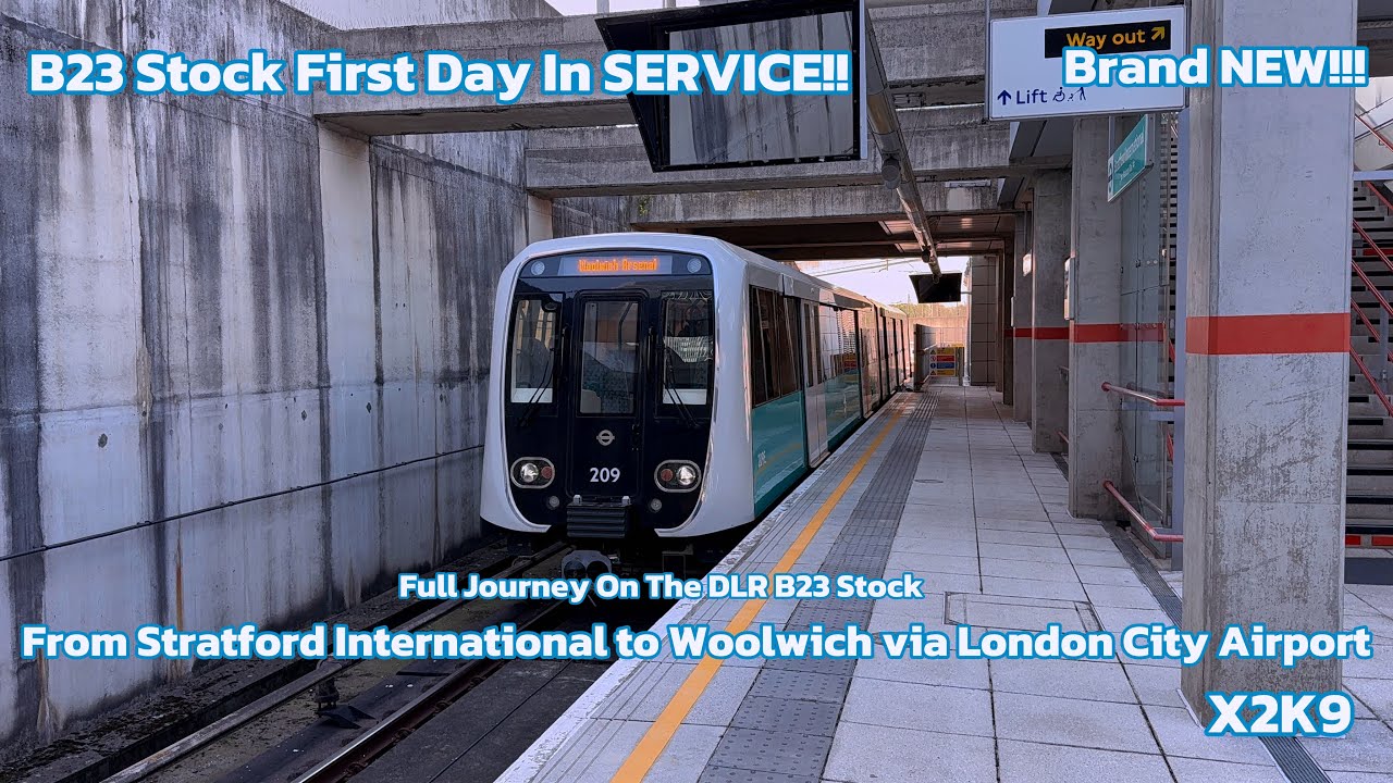 DLR B23 Stock First Day In SERVICE!!!
