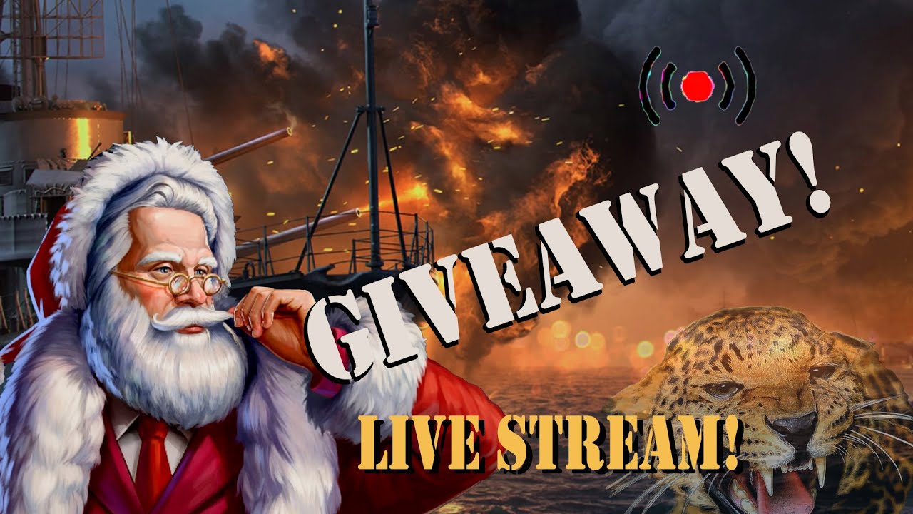 🎮 the-jaguar‘s Live Holiday Giveaway Broadcast 1 | World of Warships Legends
