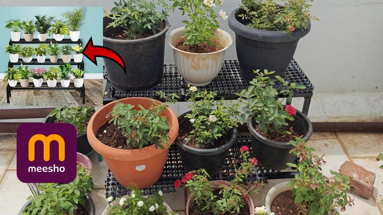 Unboxing Gardening Plant Stand from Meesho 