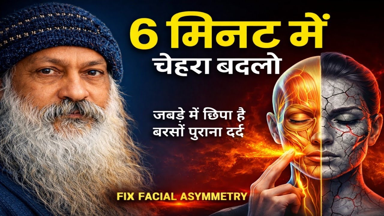 OSHO - जबड़े में छिपा है बरसों पुराना दर्द | to Fix Facial Asymmetry Naturally | SomaticHowHealing