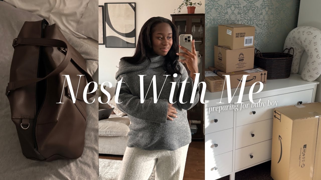 Vlog | Back In Hospital, Organising Baby Clothes, Hospital Bag + Amazon Hauls