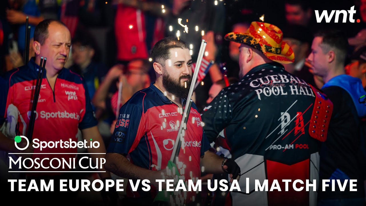 TEAM EUROPE VS TEAM USA | Match Five | 2025 Mosconi Cup