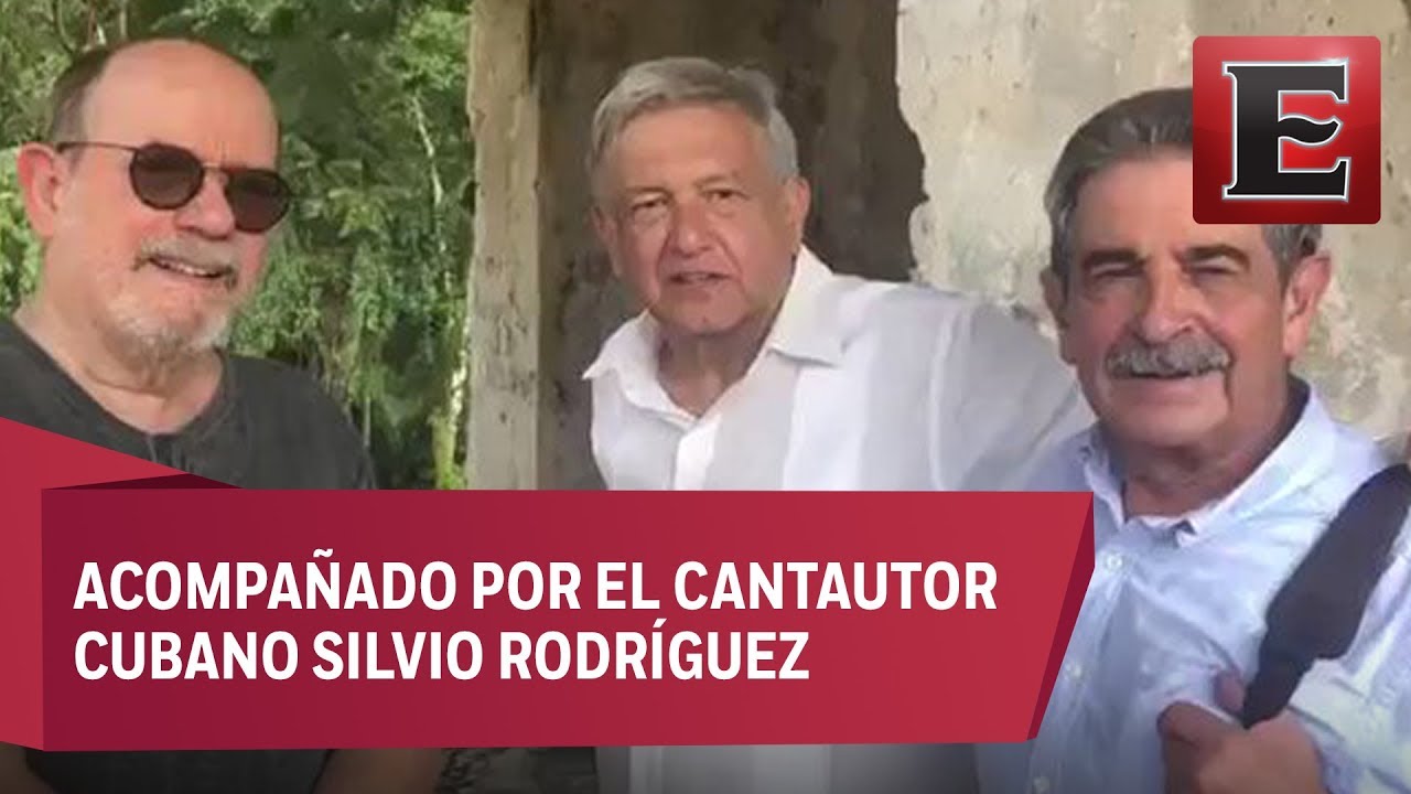 L&oacute;pez Obrador visita Palenque para relajarse