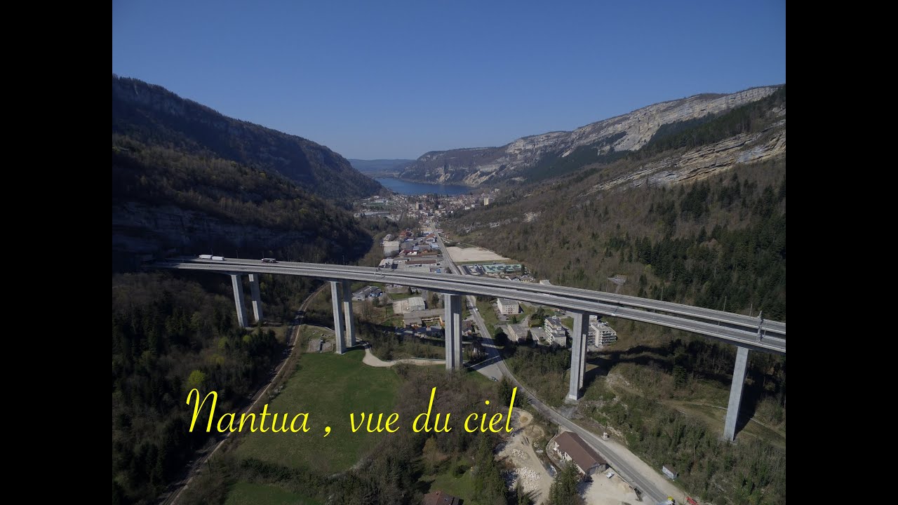 Nantua vue du ciel
