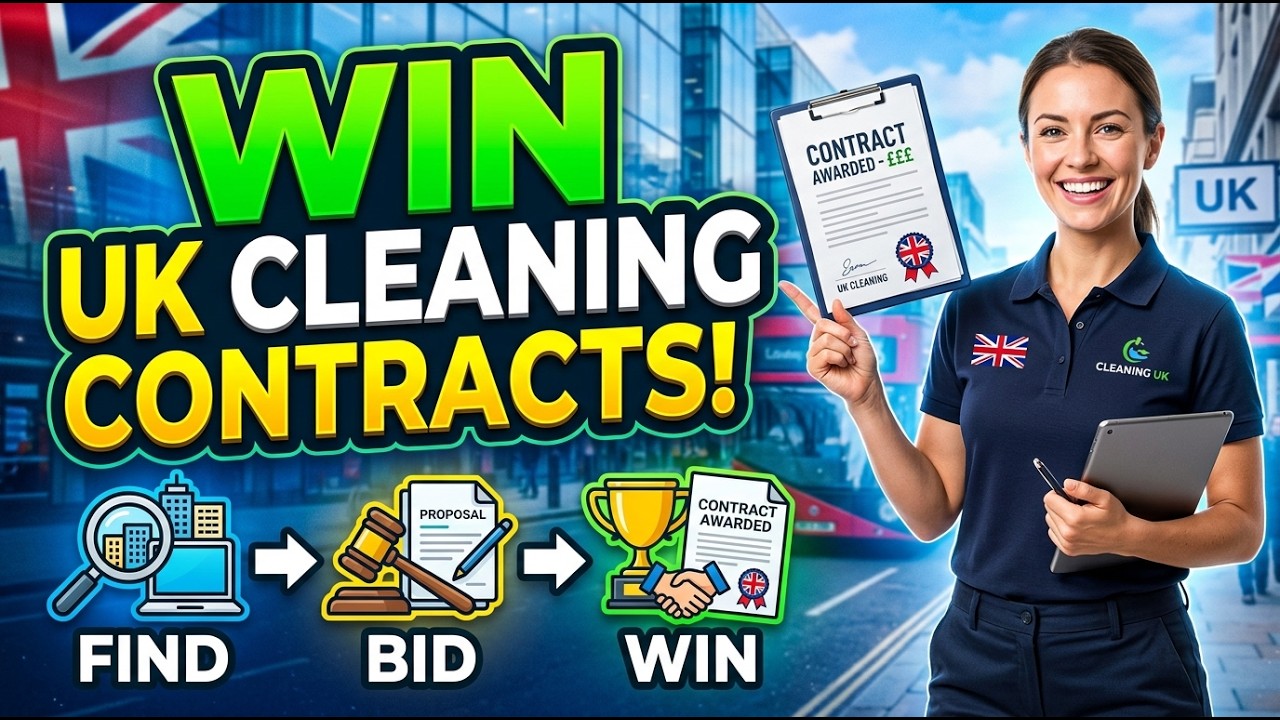 How to Find, Bid and Win UK Cleaning Contracts (2026 Walkthrough)