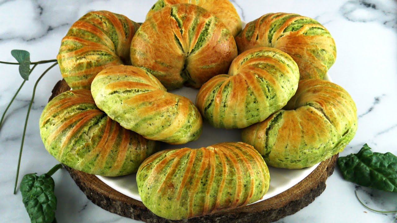 MAYASIZ ISPANAKLI POGACA TARIFI⌉10 DAKIKADA HAZIR ⌉PAPATYA MUTFAGIM🌺