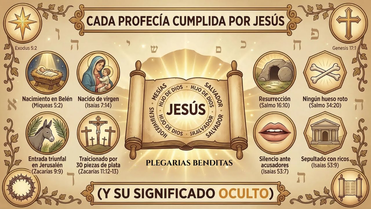 Cada Profecía cumplida por Jesús en el Antiguo Testamento
