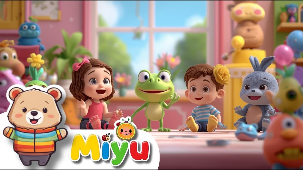 🌟 Découvre les Couleurs, les Nombres et les Animaux avec Miyu - Chansons Pour Enfants ! 🐸🎶