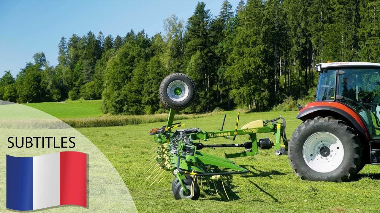 KRONE Vendro T &ndash; Faneuses rotatives semi-port&eacute;es