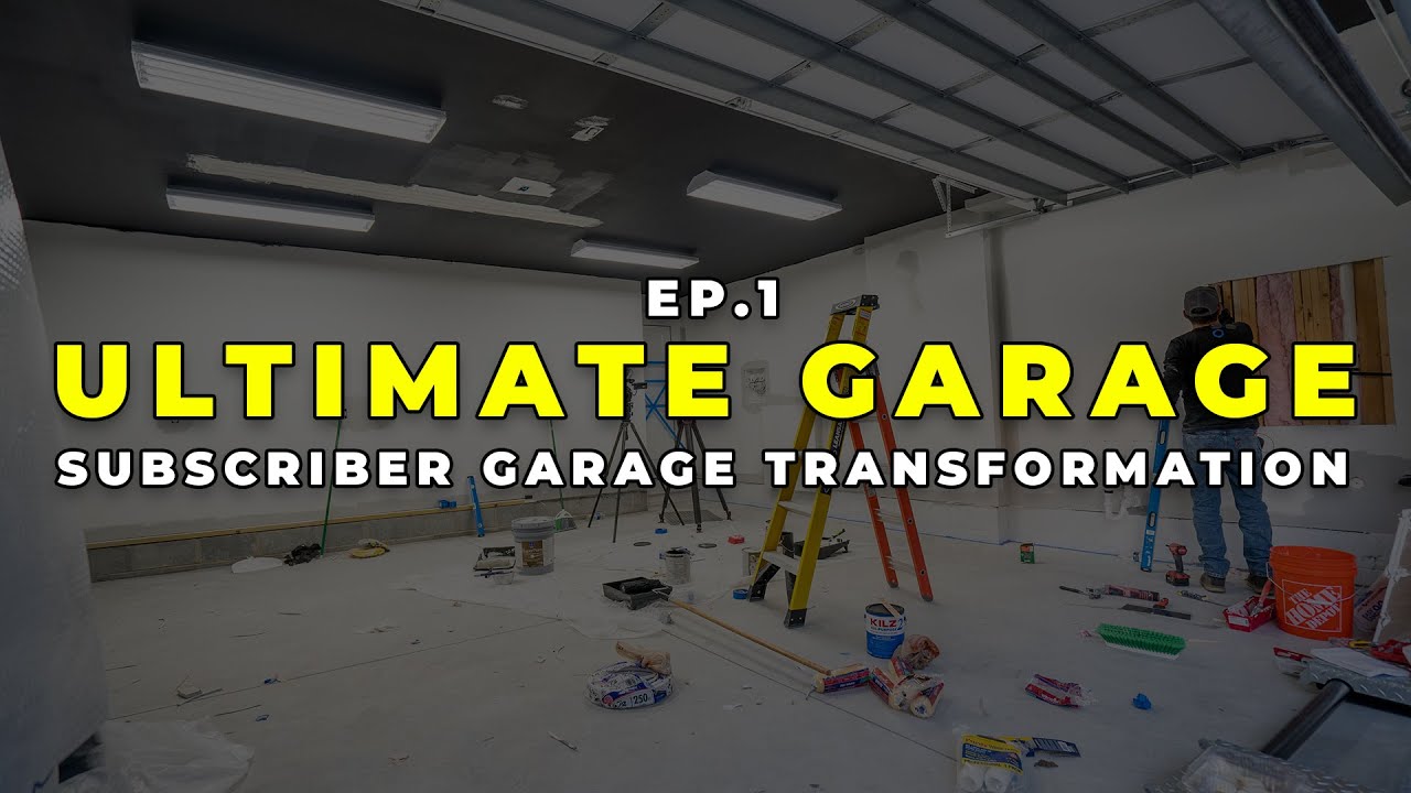 The Ultimate Garage Giveaway Build: Transforming a Standard 2-Car Garage - EP:01