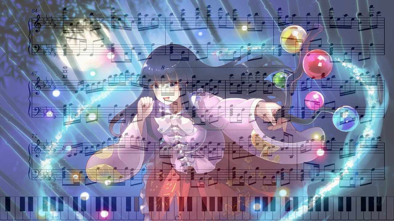【東方永夜抄】｢竹取飛翔 ～ Lunatic Princess｣　ピアノアレンジ(楽譜付き)