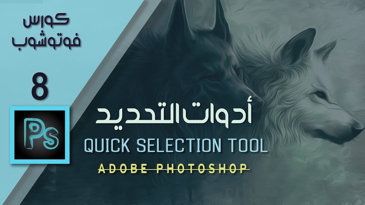 شرح أدوات التحديد Quick Selection فوتوشوب || Magic Tool and Quick Selection Tool In Photoshop