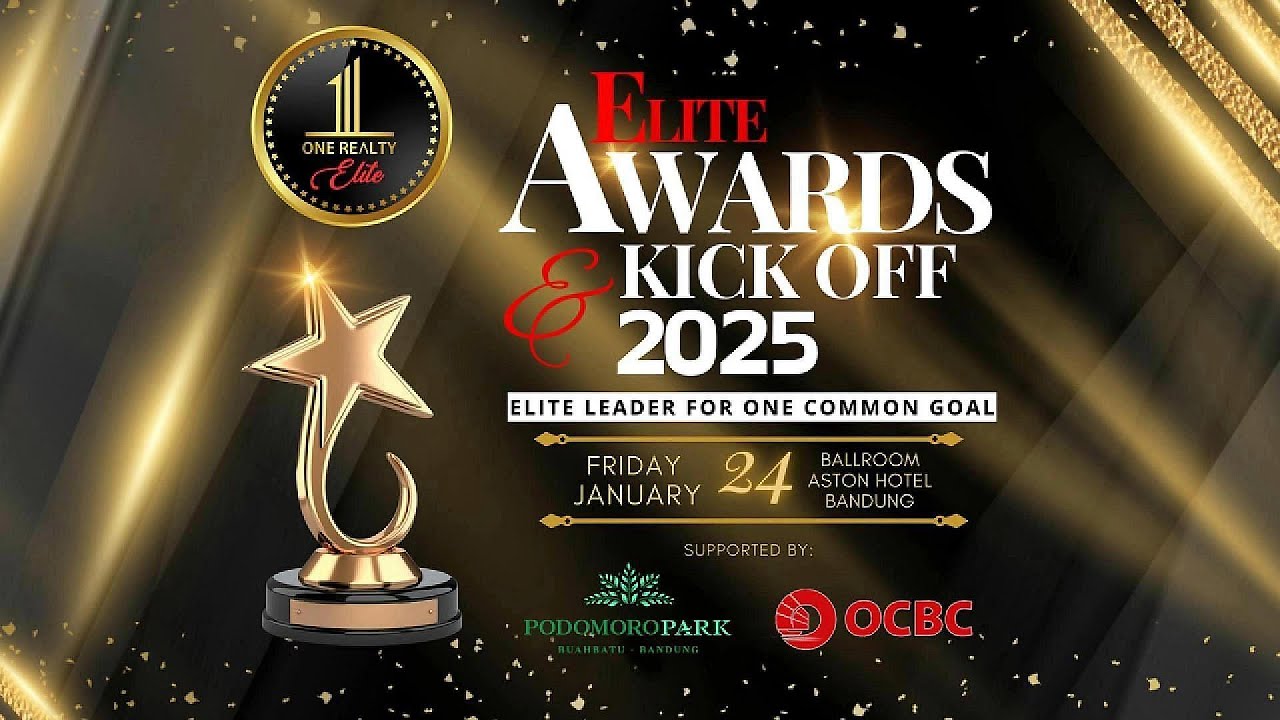Acara Award Kick Off 2025 One Realty Elite Penghargaan Bagi Agent Property Bandung
