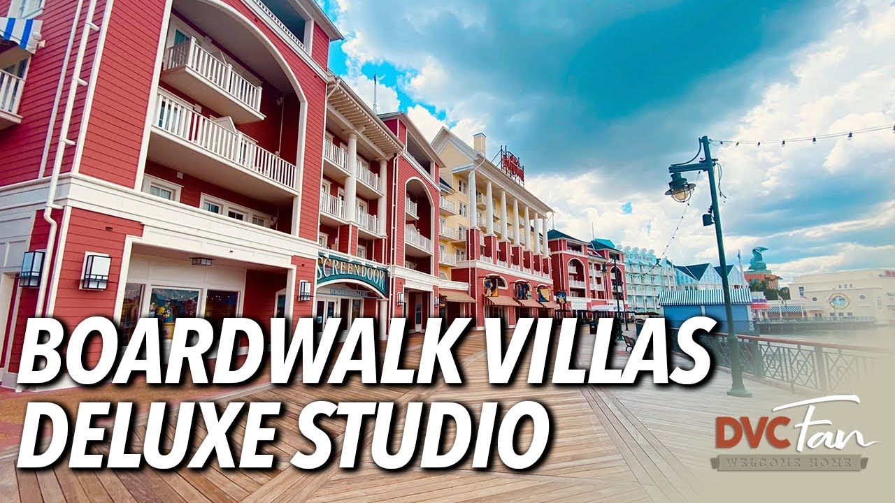 Виллы Disney's BoardWalk | Экскурсия по номерам-студиям класса люкс
