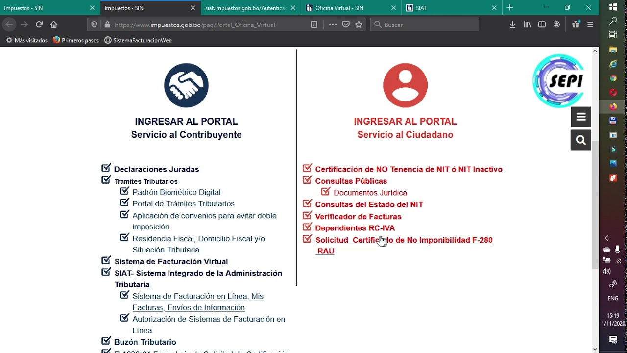Crear usuario y contraseña para llenar tu formulario 110 v4