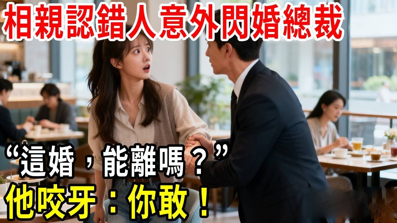 相親認錯人，意外閃婚千億總裁，我支支吾吾：“這婚，能離嗎？”他咬牙：你敢！#掉馬甲#甜寵 #閃婚#情感故事 #霸道總裁 #婚姻#都市愛情 #先婚後愛 #霸道總裁 #灰姑娘#爽文 #婚姻