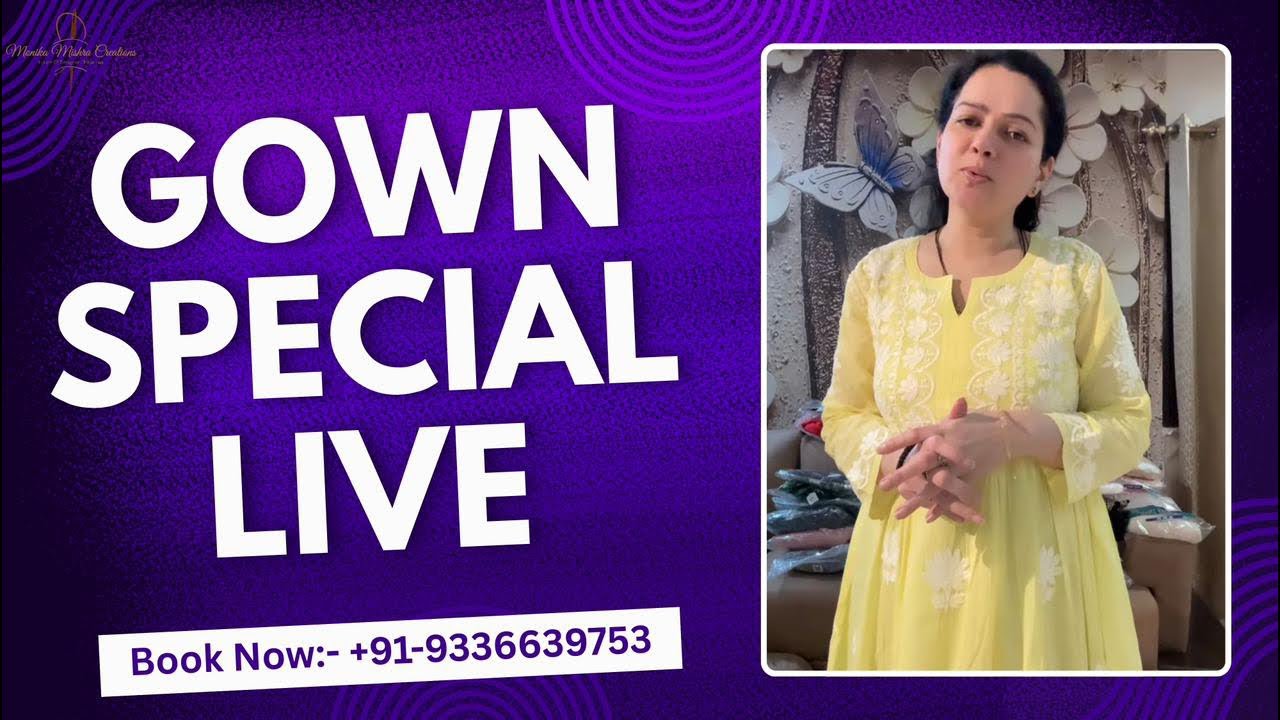 Winter me style ka tadka ❄️|Stylish Chikankari Gown👗| Premium Celeb design🩵