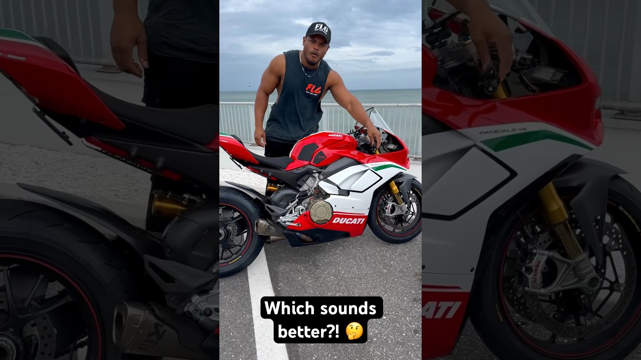 BEST Sounding Motorcycle?! 🤔 M1000rr VS Panigale V4 Speciale | 🇩🇪 vs 🇮🇹