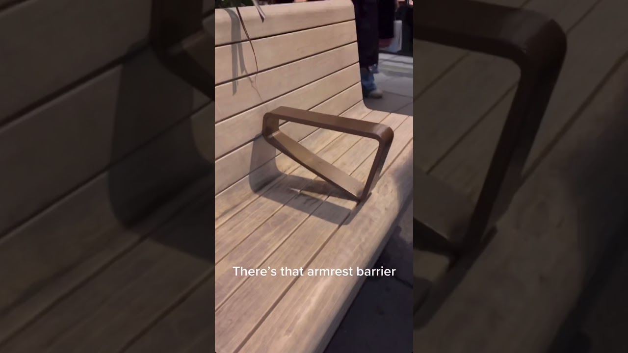 Hostile Architecture Public Benches 1/3