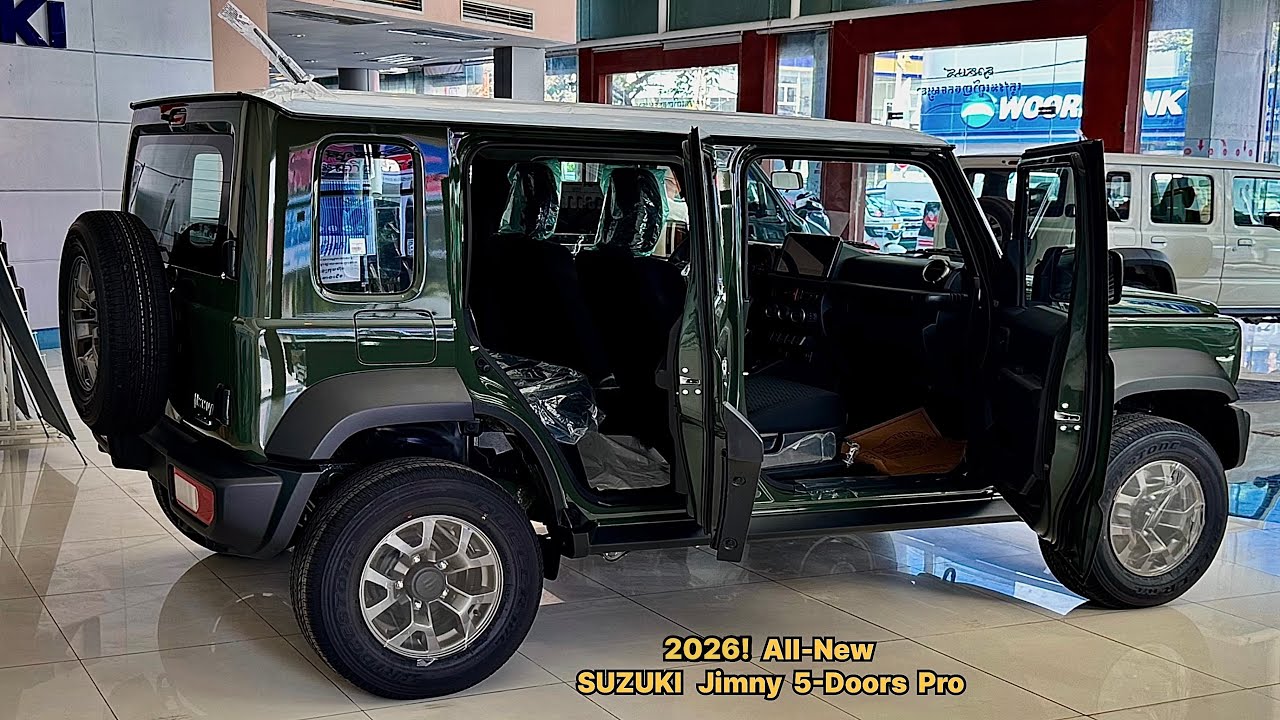 Новинка 2026 года! Совершенно новый Suzuki Jimny 5-Doors Pro: новые внедорожные характеристики, и...