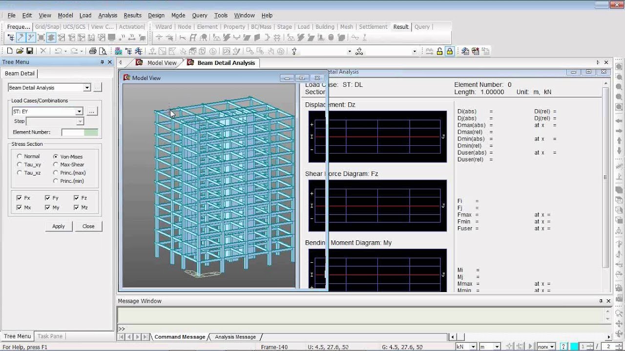 Concrete Building Design  From Modeling to Drawings
