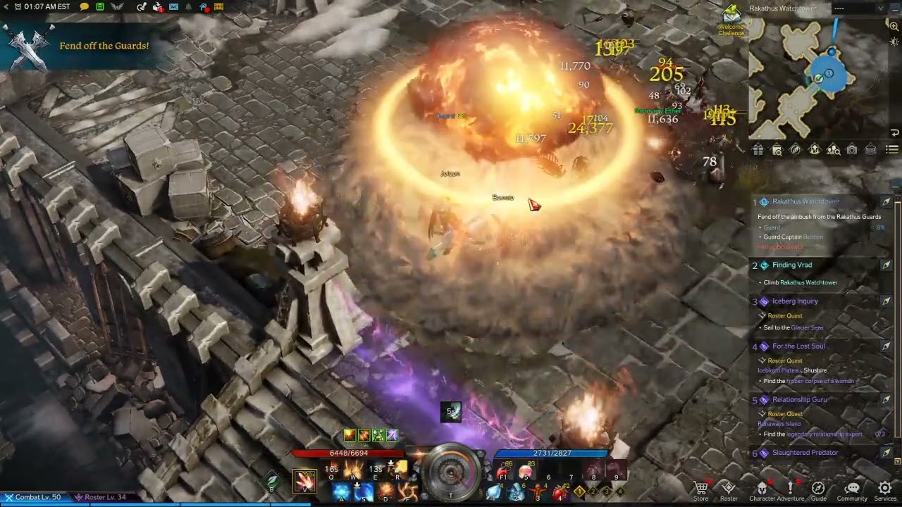 Lost Ark Artillerist, Lvl 50, 266 ilvl, rakathus watchtower