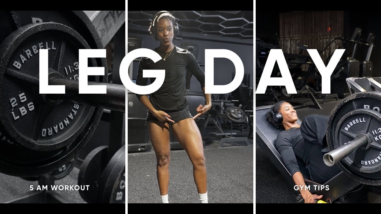 5 AM LEG WORKOUT | Power Hour