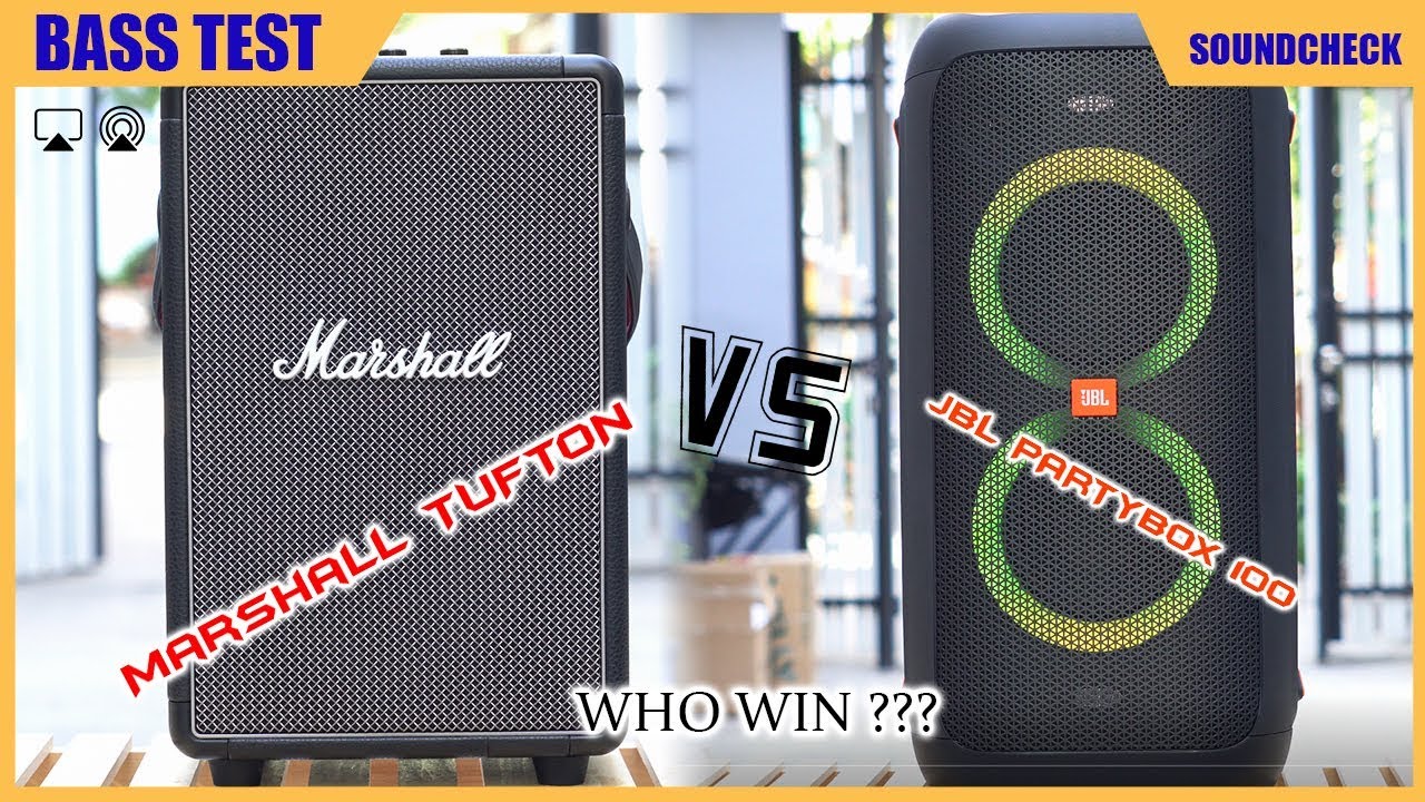 JBL PARTYBOX 100 и Marshall Tufton l Тест басов l Кто победит?