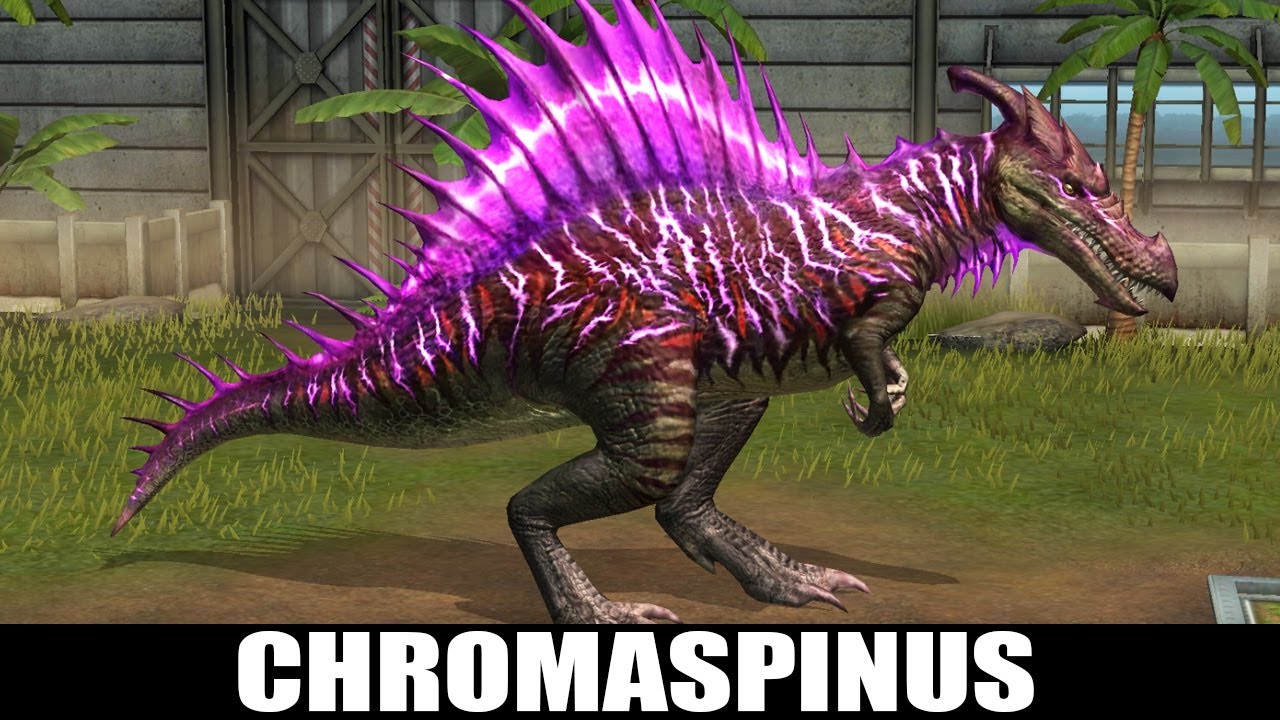 CHROMASPINUS MAX LEVEL 40 - Jurassic World The Game
