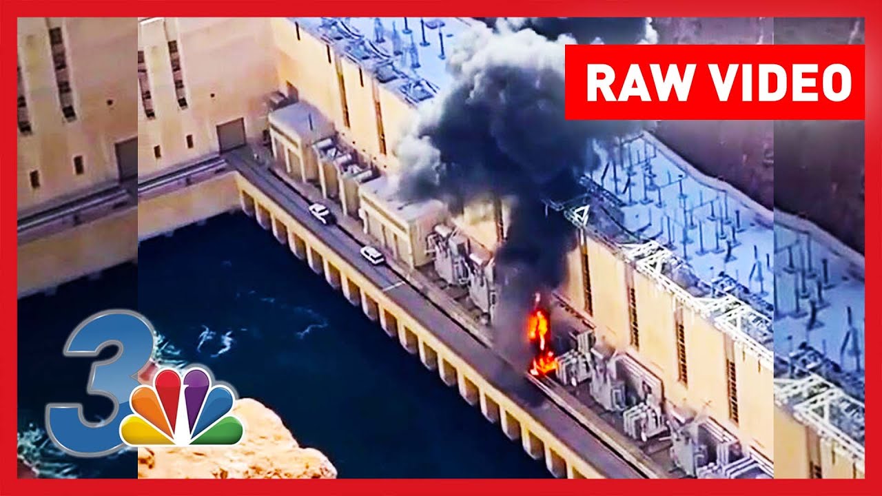 Transformer catches fire at Hoover Dam