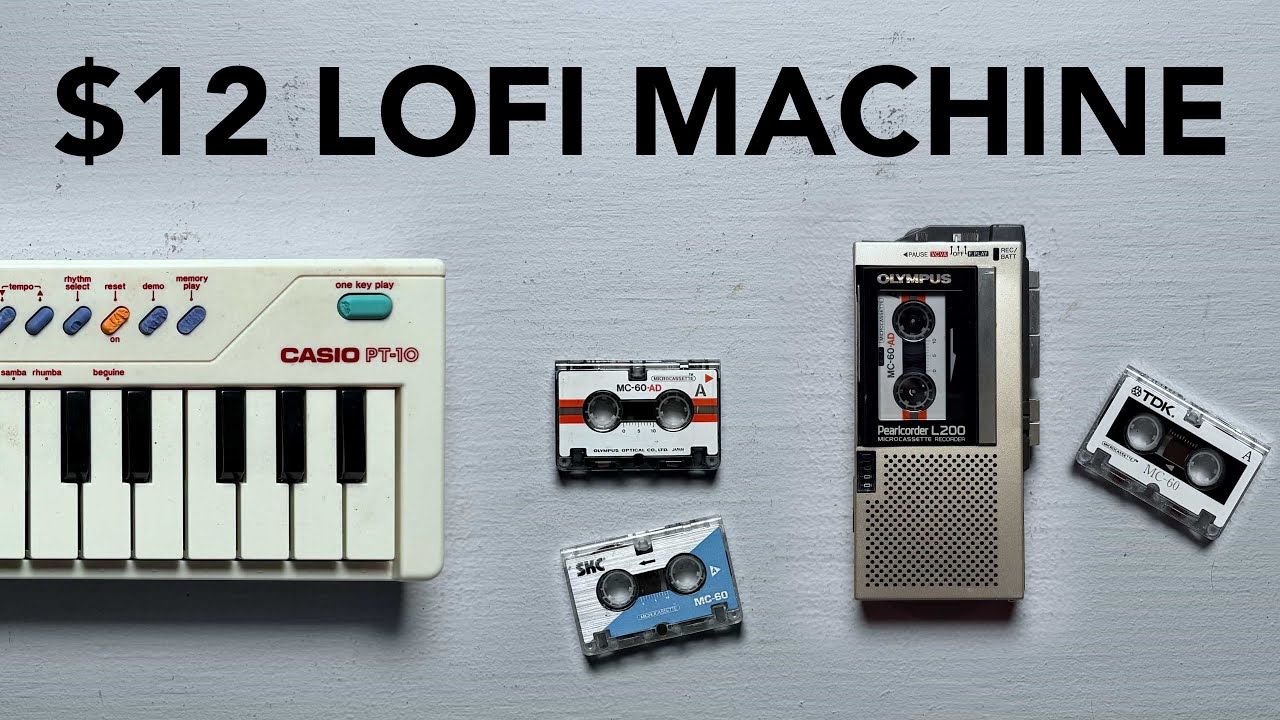 $12 Lofi Machine: Making Music with Microcassette Dictaphones + FREE SAMPLE