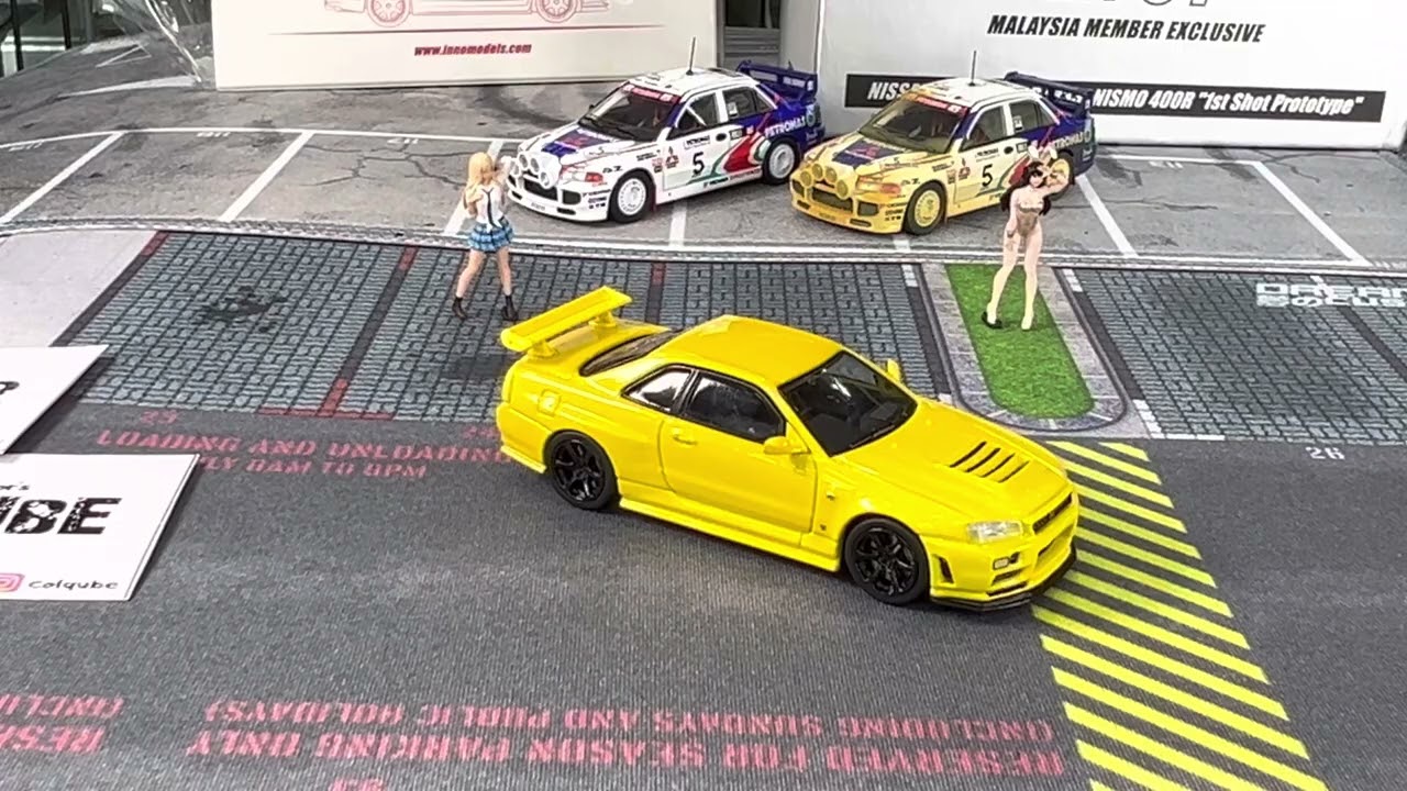 Эксклюзивное членство на FirstLook Malaysia Diecast eXpo x MY64 x INNO64 R34, EVO III и R33