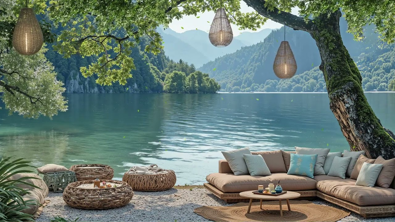 Smooth Lake Jazz Vibes 🌊 Relaxing Jazz Music for Peaceful Mornings, Focus & Evening Chill