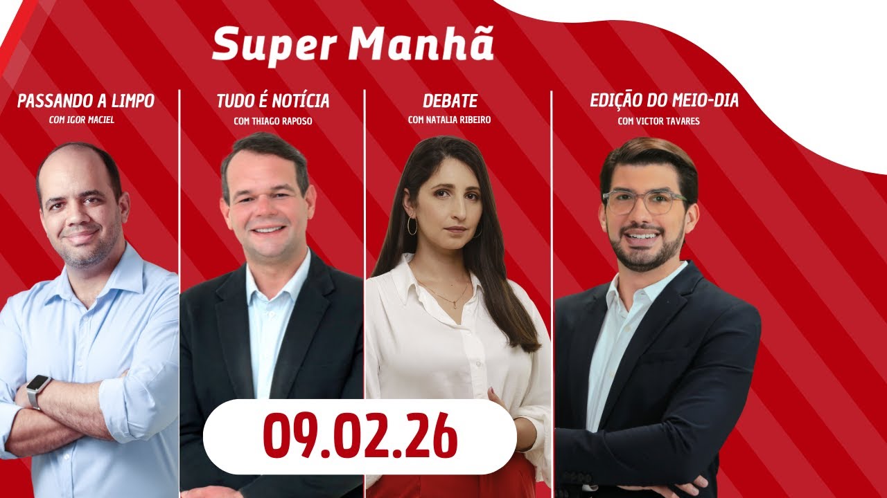 SUPER MANHÃ na Rádio Jornal  |  09.02.26