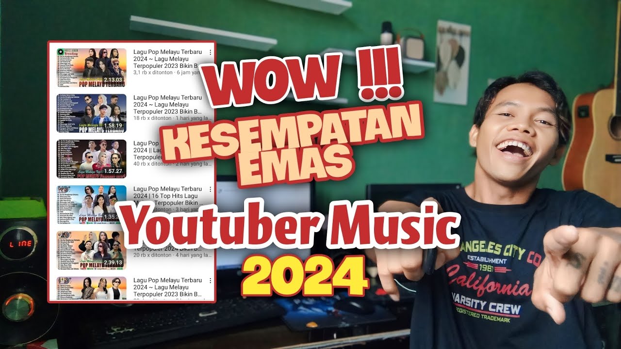Konten Musik Full Album 2024 Lolos Monetisasi