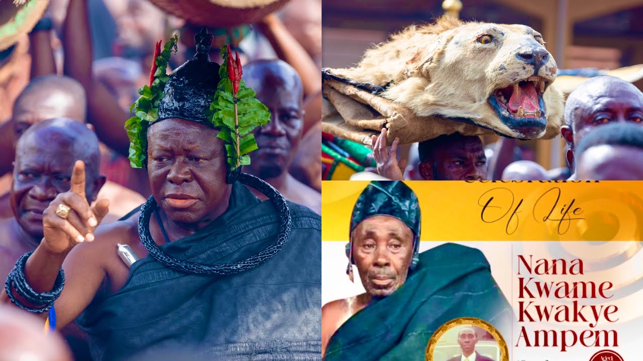 LATEST🔥: OTUMFUO STORMS ASH-TOWN TODAY WITH A MASSIVE CROWD!!