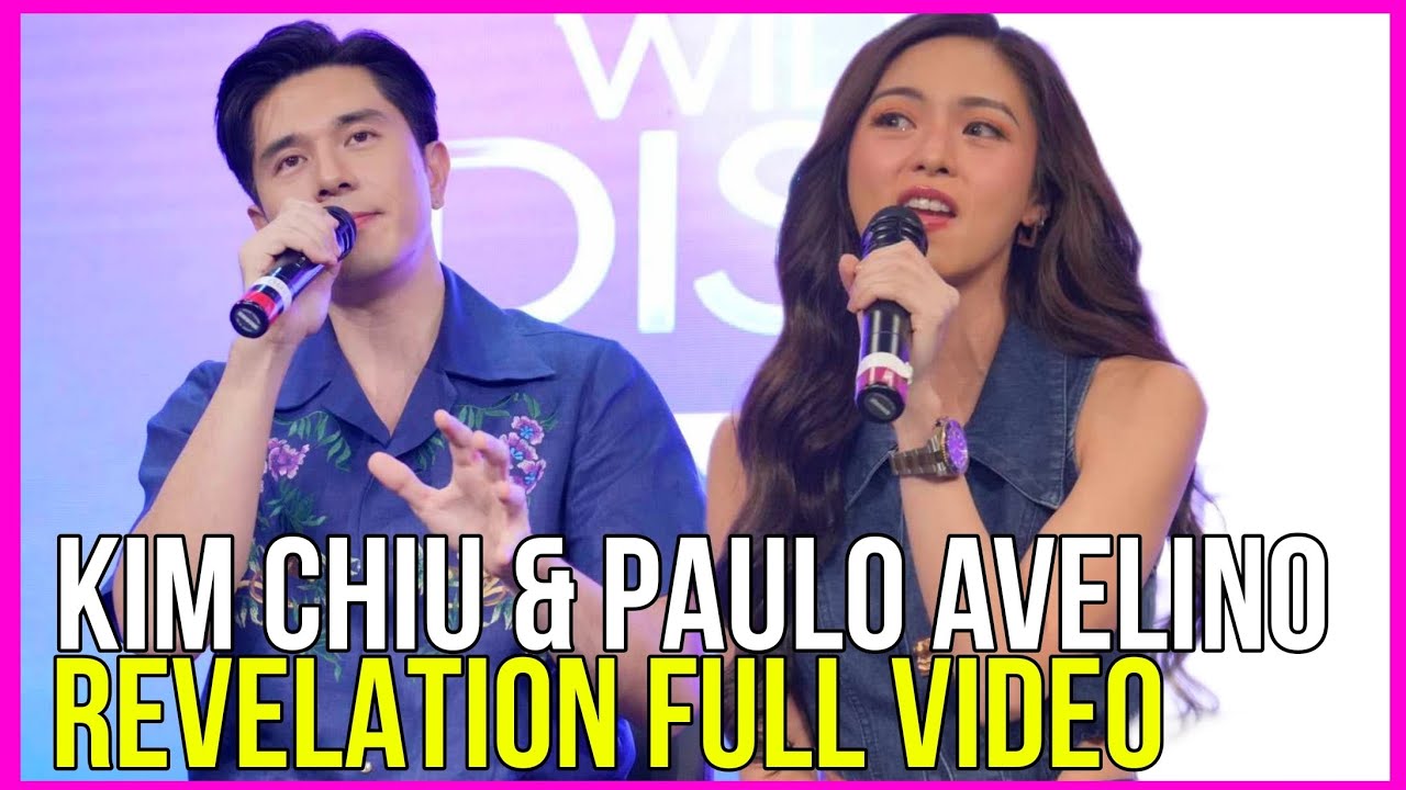 FULL HD VIDEO KIM CHIU AT PAULO AVELINO MGA REVELATION TUNGKOL SA KANILANG PERSONAL LIFE