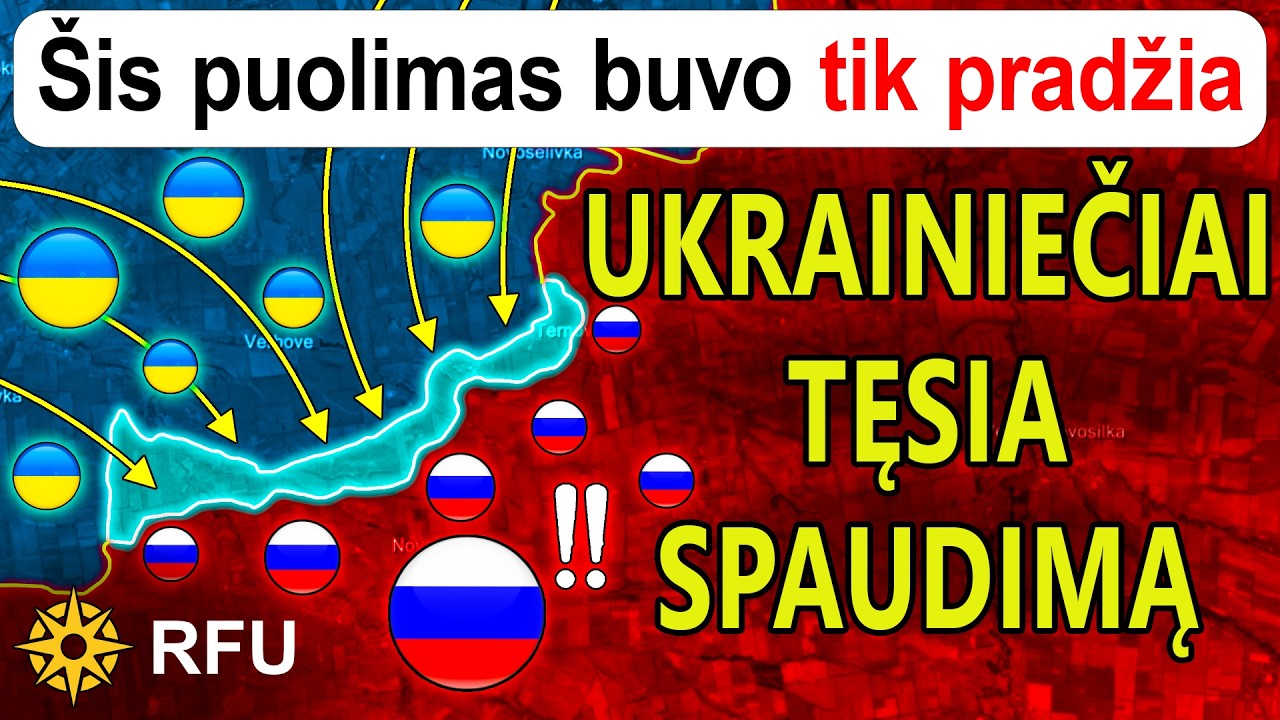 Rusijos pajėgų atsitraukimas: Ukrainos pajėgos plečia kontrolę visoje fronto linijoje | RFU News