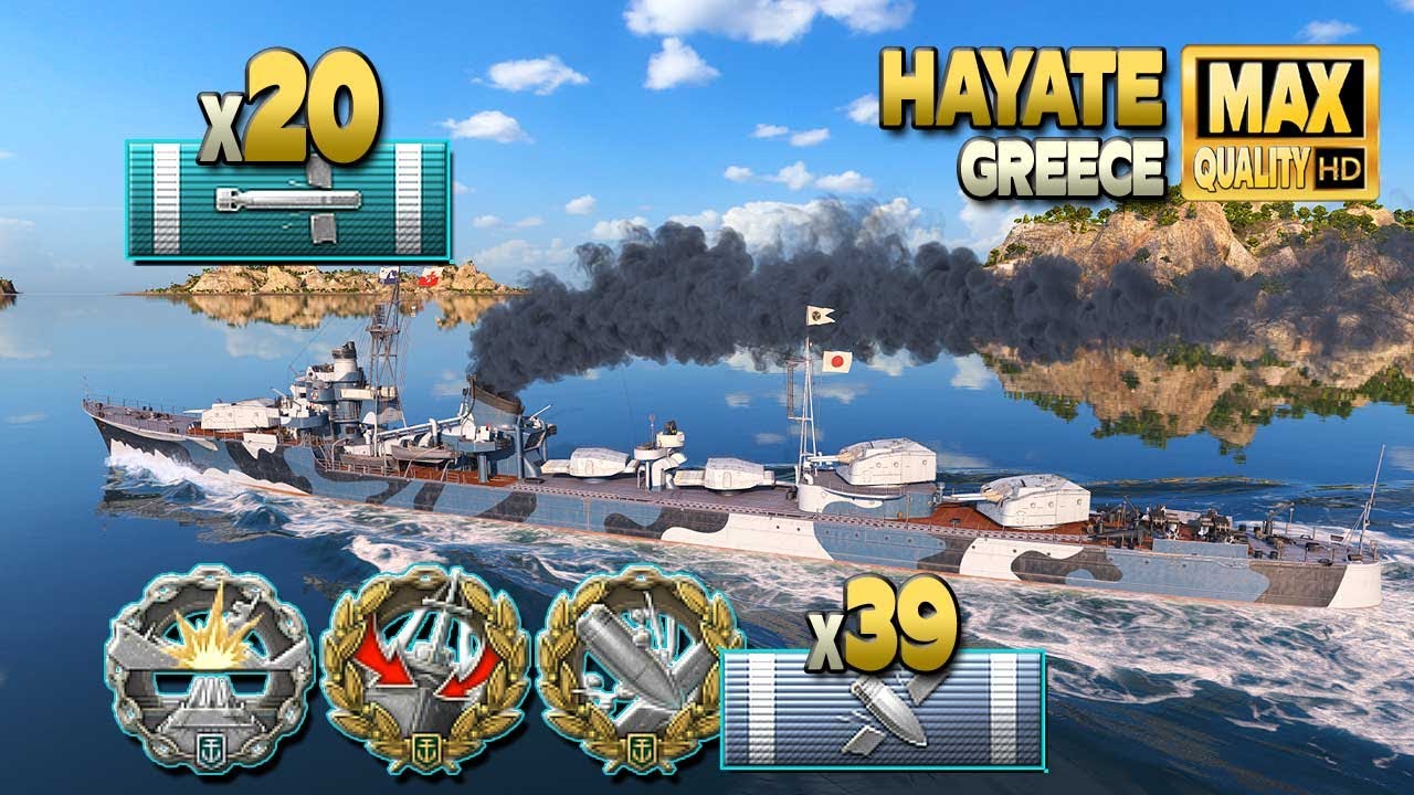 Эсминец Хаяте: мощные торпеды - World of Warships