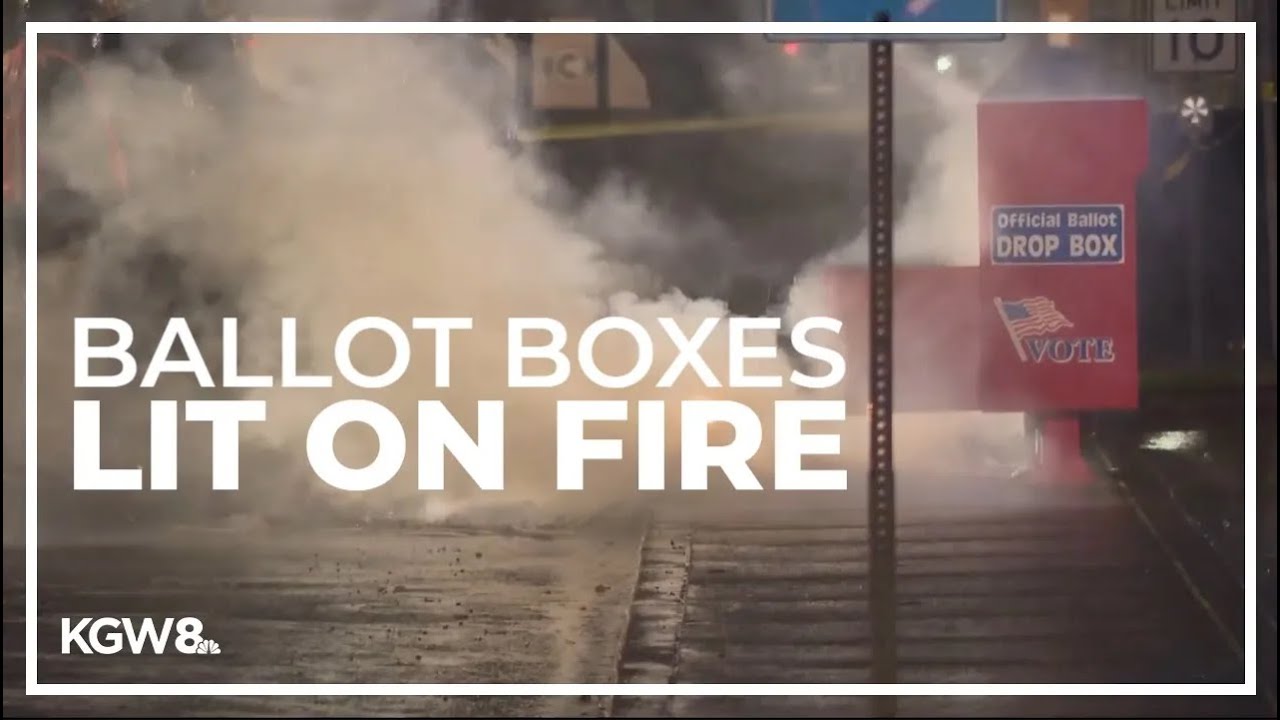 Ballot boxes in Vancouver, Portland set on fire; hundreds of ballots destroyed
