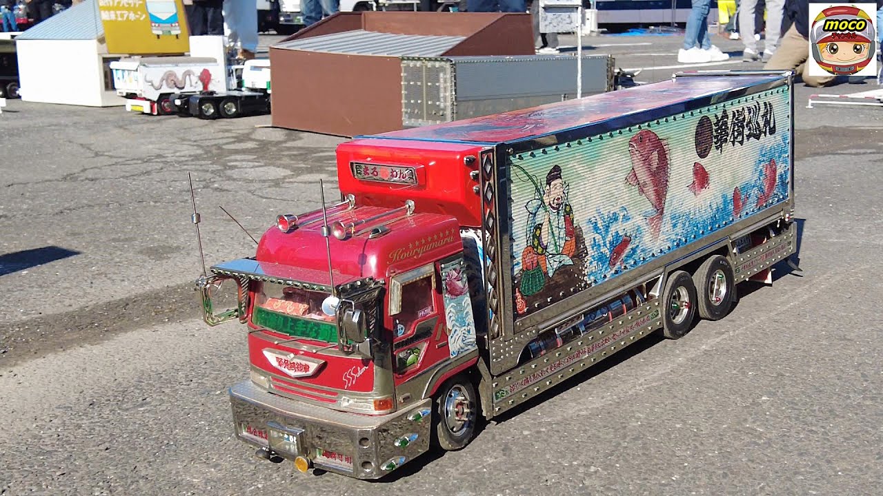 デコトラのラジコンが動いてます🎵　　　　　ｱｶﾂｷﾁｬﾘﾃｨ撮影会