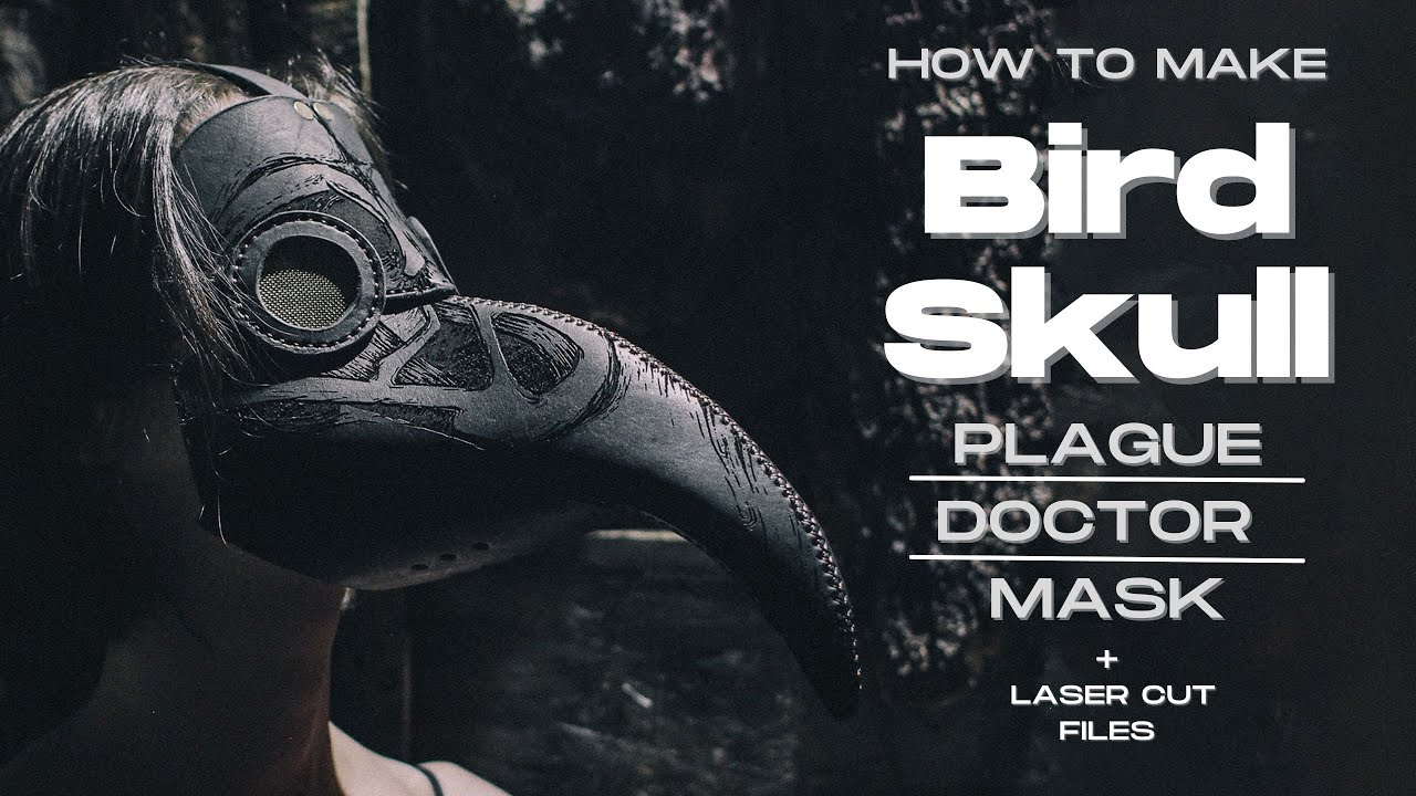 Bird Skull plague doctor mask
