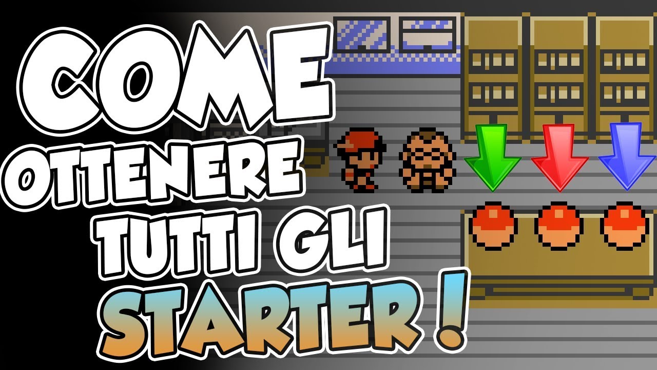 COME OTTENERE FACILMENTE TUTTI GLI STARTER SU POKEMON ORO E ARGENTO(VC)!